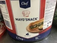 Mängden socker i Mayo'snack