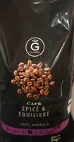Mängden socker i Grains de café