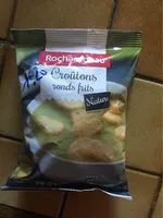 Mängden socker i Croûtons ronds frits