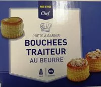 Mängden socker i Bouchées traiteur