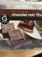 Mängden socker i Mini tablettes chocolat noir 72%