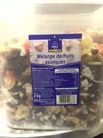 Mängden socker i Melange de fruits exotiques