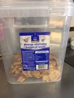 Mängden socker i Mélange cacahuètes, Bretzel et raisins