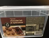 Mängden socker i Pepites chocolat lait et speculoos
