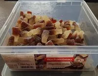 Mängden socker i Bonbons gelifies coca