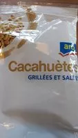 Mängden socker i Cacahuètes Aro grillées et Salées