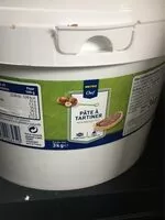 Mängden socker i Pâte à tartiner aux noisettes