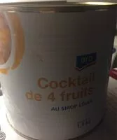Mängden socker i Coktail de 4fruits