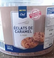 Mängden socker i Éclats de caramel