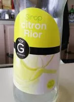 Mängden socker i Sirop citron Rior