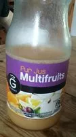 Mängden socker i Pur jus multifruits