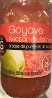 Mängden socker i Goyave Nectar Multifruits