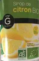 Mängden socker i Sirop de citron