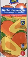 Mängden socker i Nectar de mangue