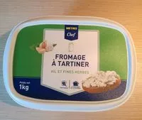 Mängden socker i Fromage à tartiner à l'ail et aux fines herbes