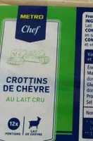 Mängden socker i Crottin chèvre