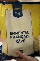 Mängden socker i Emmental français râpé