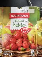 Mängden socker i Dessert fruité pomme fraise