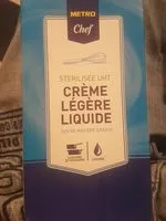 Mängden socker i Crème légère liquide