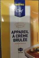 Mängden socker i Appareil a crème brûlée