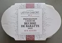 Mängden socker i Beurre de baratte salé aux algues