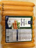 Mängden socker i Saucisses de francfort