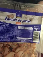 Mängden socker i Émincés de poulet kebab
