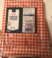 Mängden socker i Tranches fines de poitrine fumée