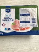 Mängden socker i Jambon superieur