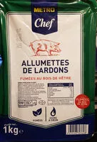 Mängden socker i Allumettes de lardons