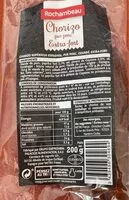 Mängden socker i Chorizo pur porc (extra fort)