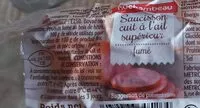 Mängden socker i Saucisson cuit à l'ail supérieur