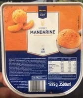 Mängden socker i Sorbet Mandarine