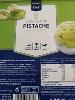 Mängden socker i Crème glacée pistache