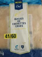 Mängden socker i Queues de Crevettes Crues