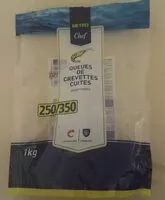 Mängden socker i Queues de crevettes cuites decortiquées