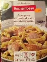 Mängden socker i Mini penne au poulet et sauce aux champignons
