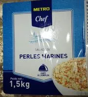 Mängden socker i Salade de Perles Marines