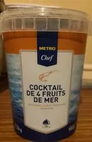 Mängden socker i Cocktail de 4 fruit de mer