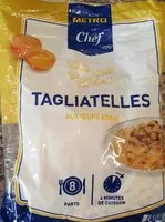 Mängden socker i Tagliatelles aux Œufs Frais