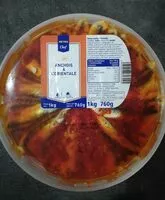 Mängden socker i Anchois à l'orientale