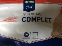 Mängden socker i Pain de Mie Complet