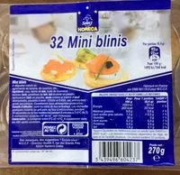 Mängden socker i 32 Mini blinis