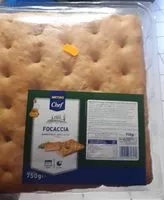 Mängden socker i Focaccia à l'huile d'olive vierge extra