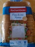 Mängden socker i Pain de mie nature