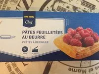 Mängden socker i Pâtes  feuilletées au beurre