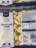 Mängden socker i Tortelloni frais