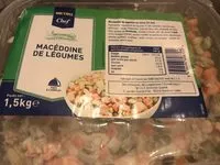 Mängden socker i Macédoine de légume - mayonnaise