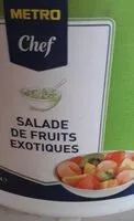 Mängden socker i Salade de fruits exotiques