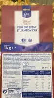 Mängden socker i Perline bœuf et jambon cru